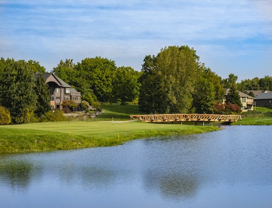 Lake outside a home in Lapeer County