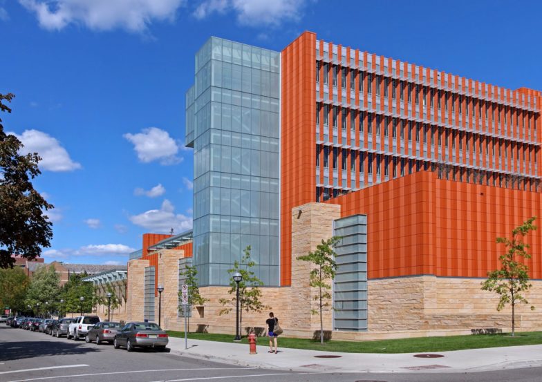 The University of Michigan's modern business school  in Ann Arbor