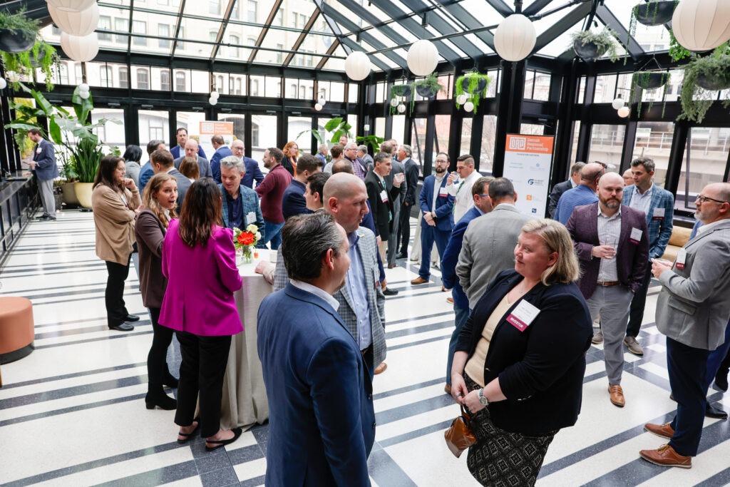 Group of 25 people networking