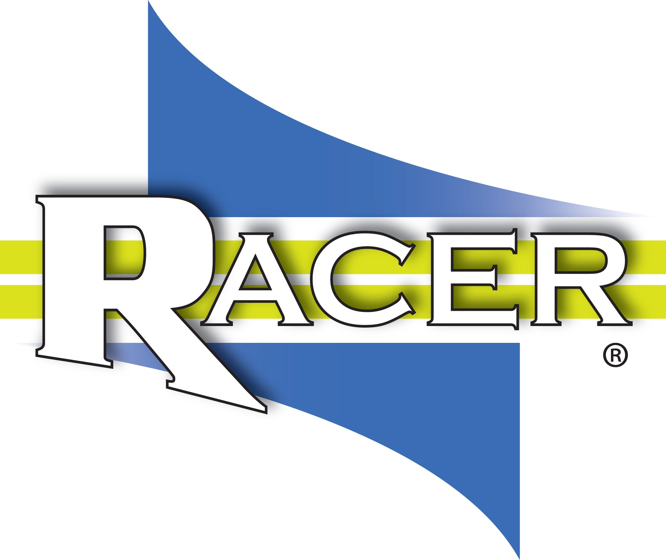 racer vector - on white